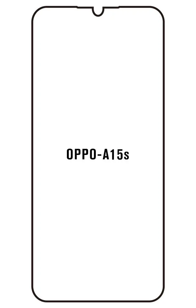Oppo A15s Přední Hydrogel ochranná fólie