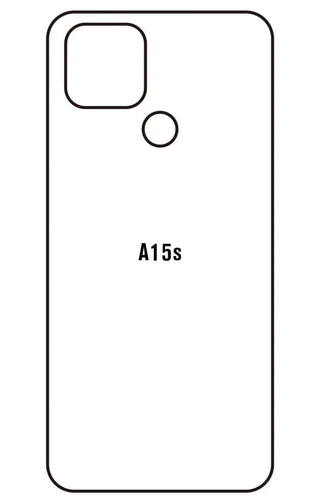 Oppo A15s Zadní Hydrogel ochranná fólie