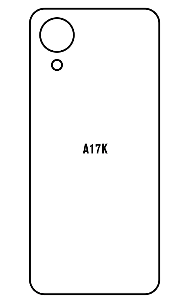 Oppo A17k Zadní Hydrogel ochranná fólie
