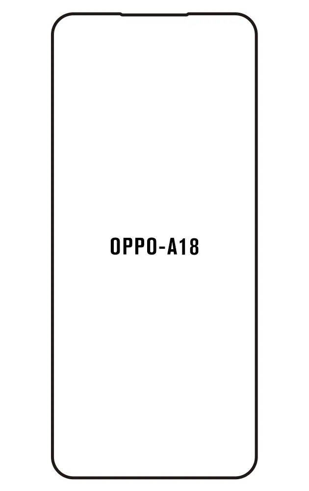 Oppo A18 Přední Hydrogel ochranná fólie