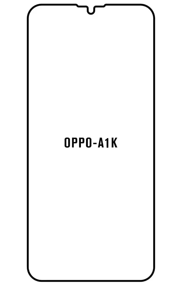 Oppo A1K Přední Hydrogel ochranná fólie