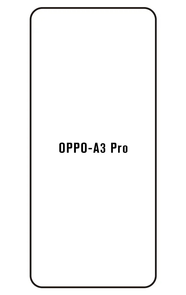Oppo A3 Pro 5G Přední Hydrogel ochranná fólie