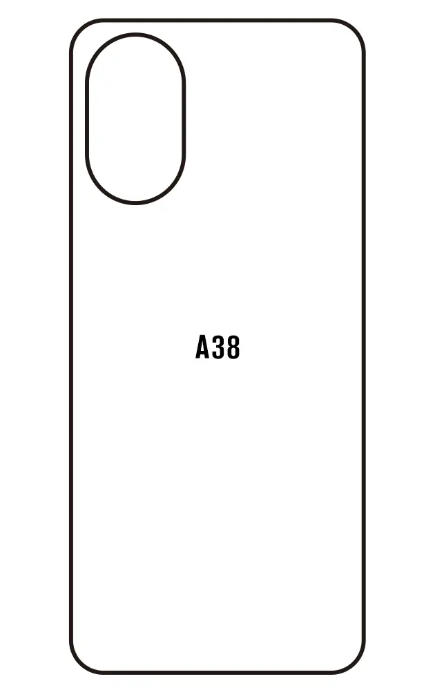 Oppo A38 Zadní Hydrogel ochranná fólie