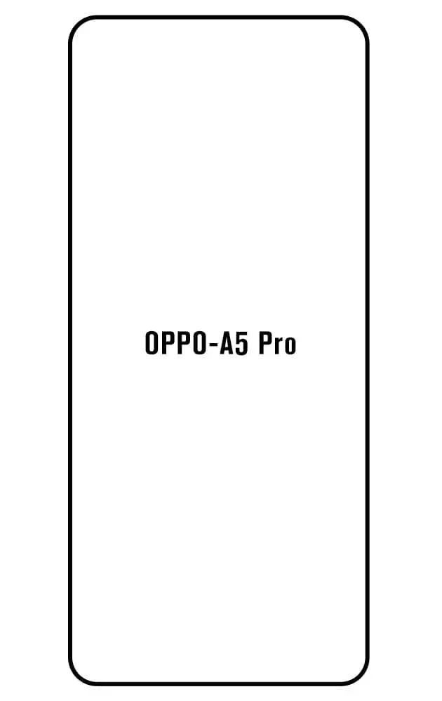 Oppo A5 Pro Přední Hydrogel ochranná fólie