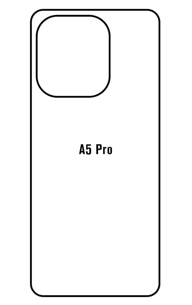 Oppo A5 Pro Zadní Hydrogel ochranná fólie