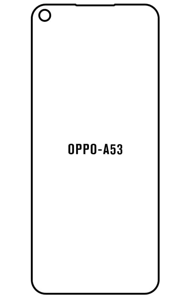 Oppo A53 Přední Hydrogel ochranná fólie