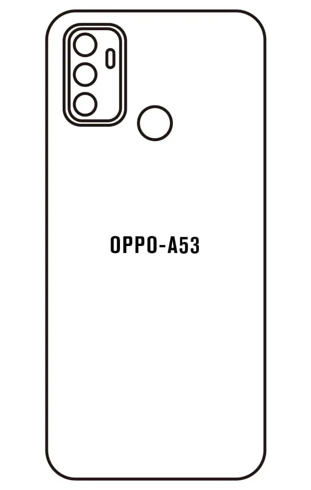 Oppo A53 Zadní Hydrogel ochranná fólie