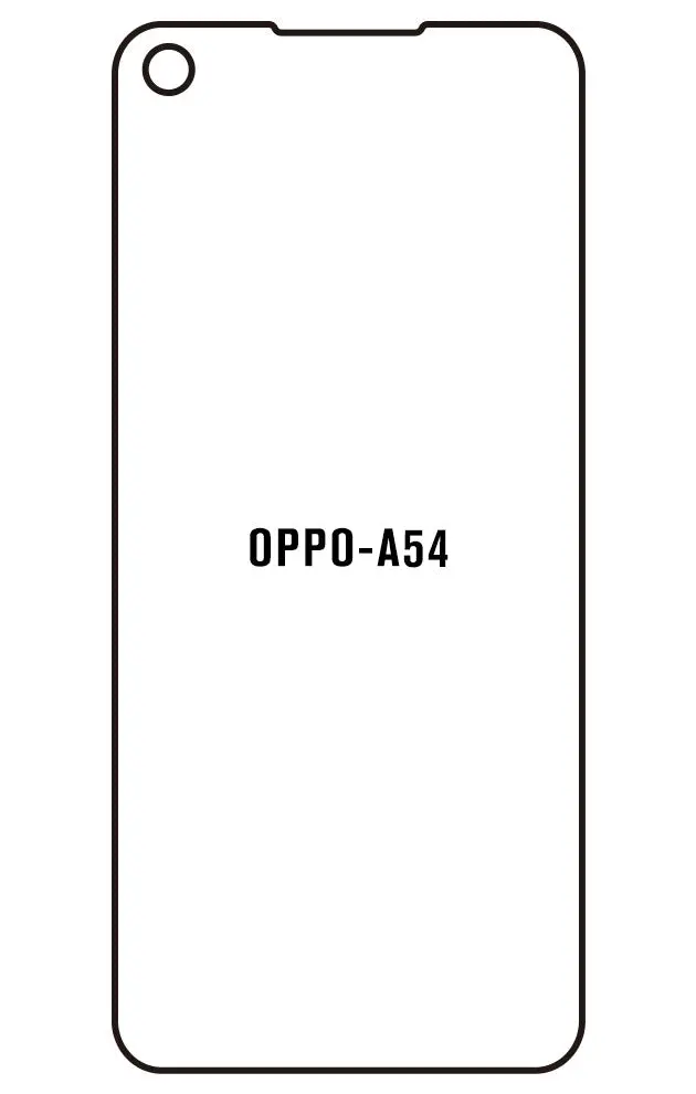 Oppo A54 Přední Hydrogel ochranná fólie