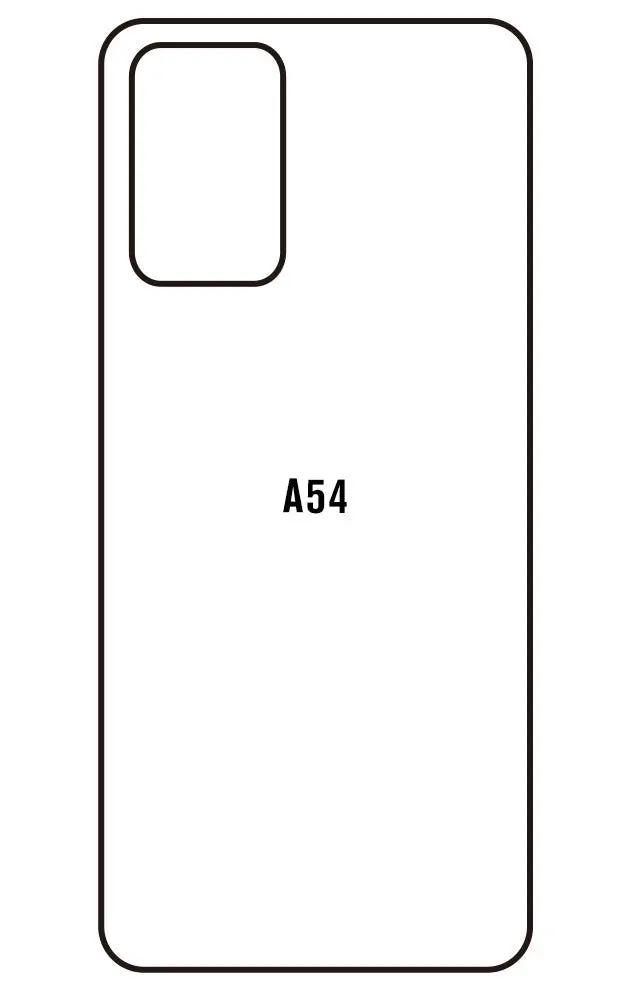 Oppo A54 Zadní Hydrogel ochranná fólie