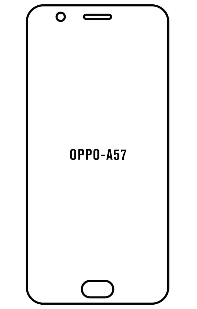 Oppo A57 Přední Hydrogel ochranná fólie