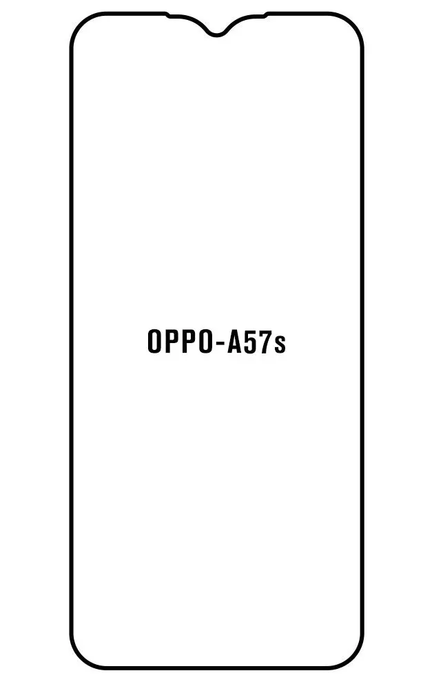 Oppo A57s Přední Hydrogel ochranná fólie