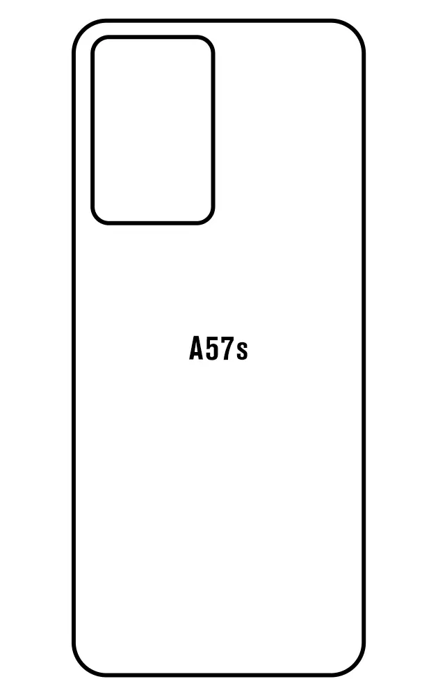 Oppo A57s Zadní Hydrogel ochranná fólie