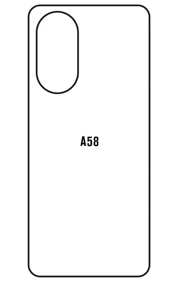 Oppo A58 4G Zadní Hydrogel ochranná fólie