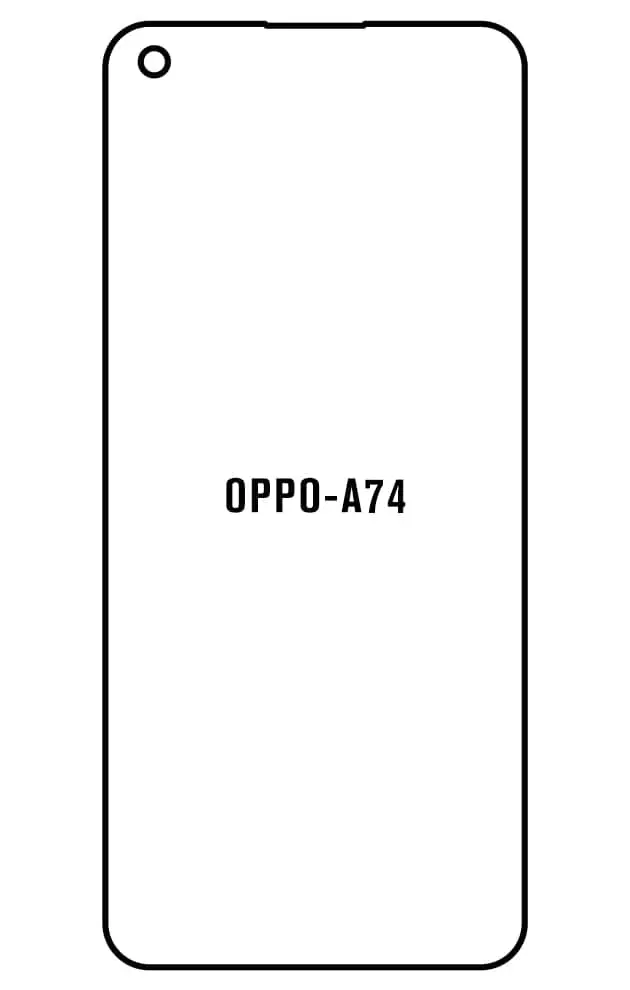 Oppo A74 Přední Hydrogel ochranná fólie