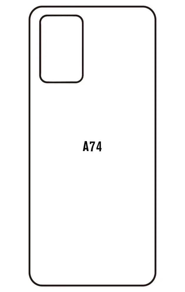 Oppo A74 Zadní Hydrogel ochranná fólie