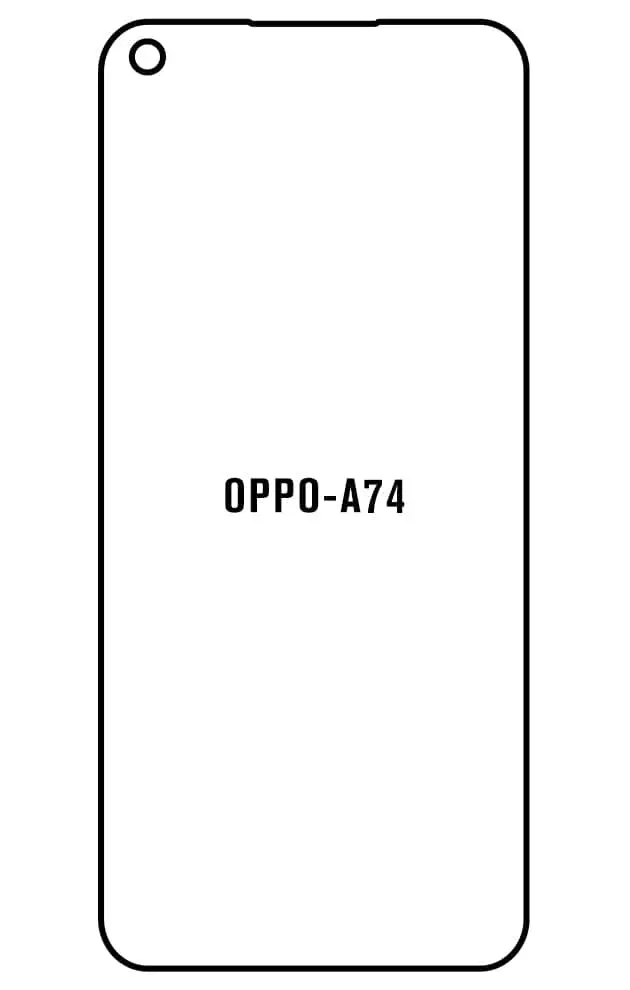 Oppo A74 5G Přední Hydrogel ochranná fólie
