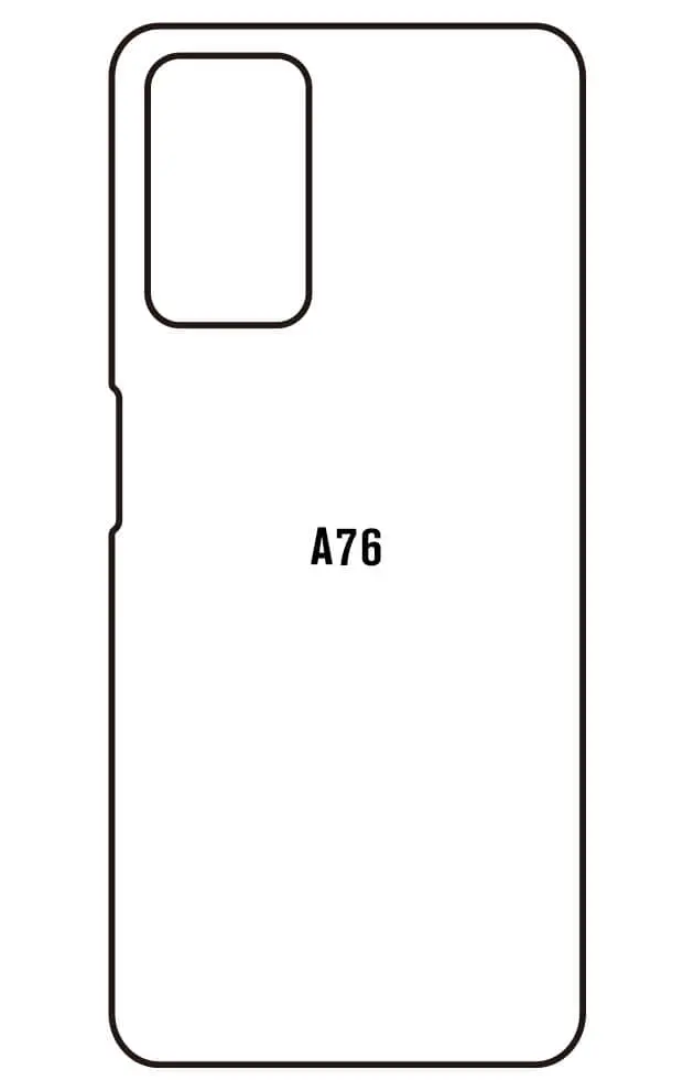 Oppo A76 Zadní Hydrogel ochranná fólie