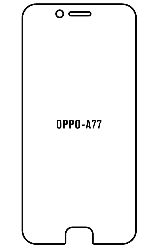 Oppo A77 Přední Hydrogel ochranná fólie