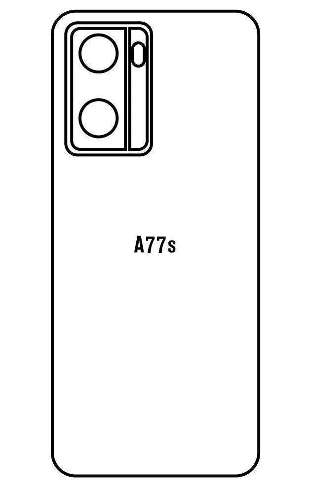 Oppo A77s Zadní Hydrogel ochranná fólie