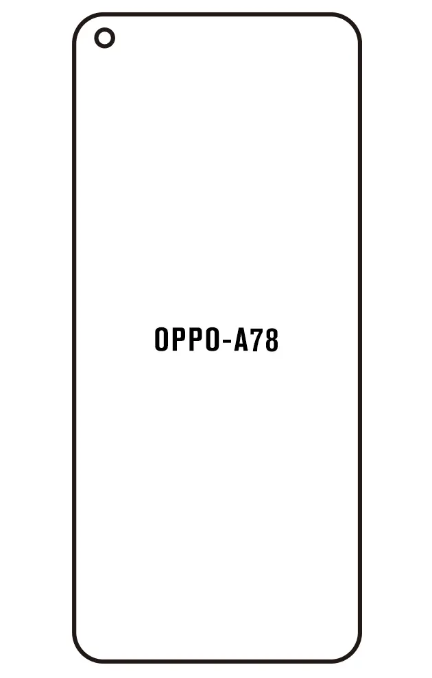 Oppo A78 4G Přední Hydrogel ochranná fólie