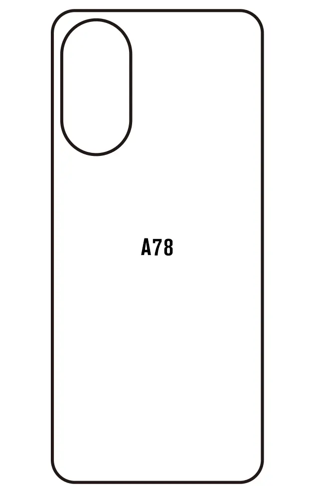 Oppo A78 4G Zadní Hydrogel ochranná fólie