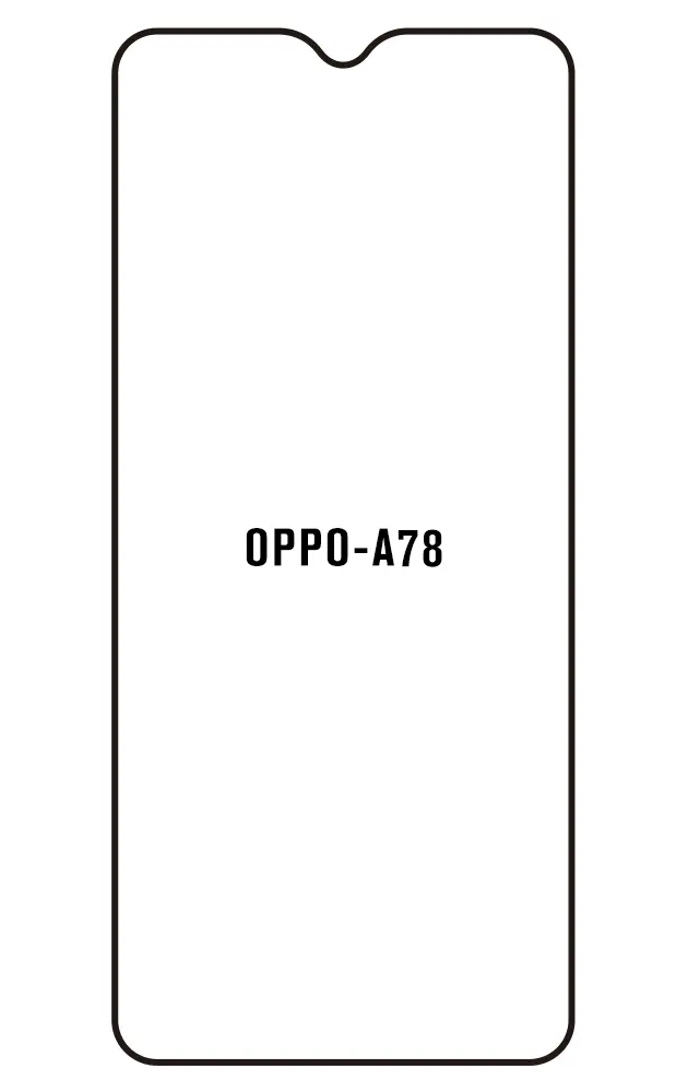 Oppo A78 5G Přední Hydrogel ochranná fólie