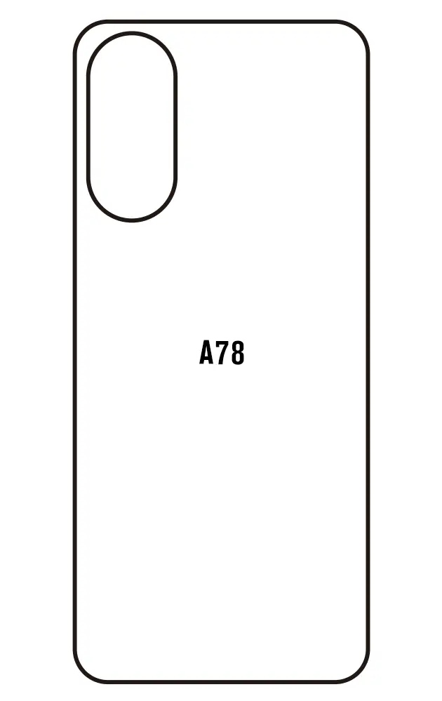 Oppo A78 5G Zadní Hydrogel ochranná fólie