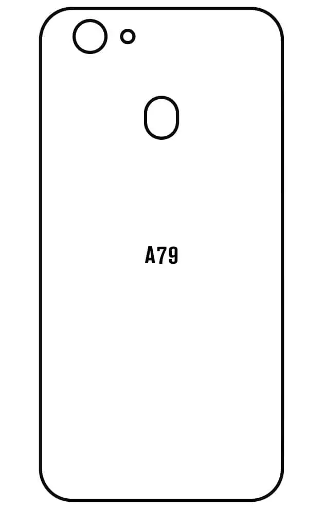 Oppo A79 Zadní Hydrogel ochranná fólie