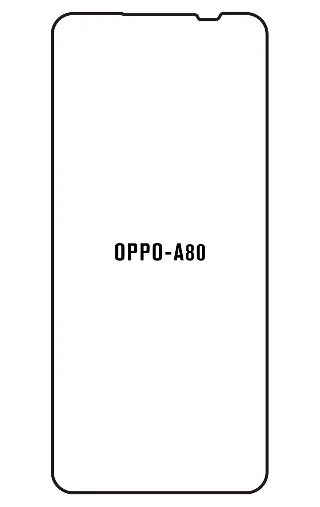 Oppo A80 5G Přední Hydrogel ochranná fólie