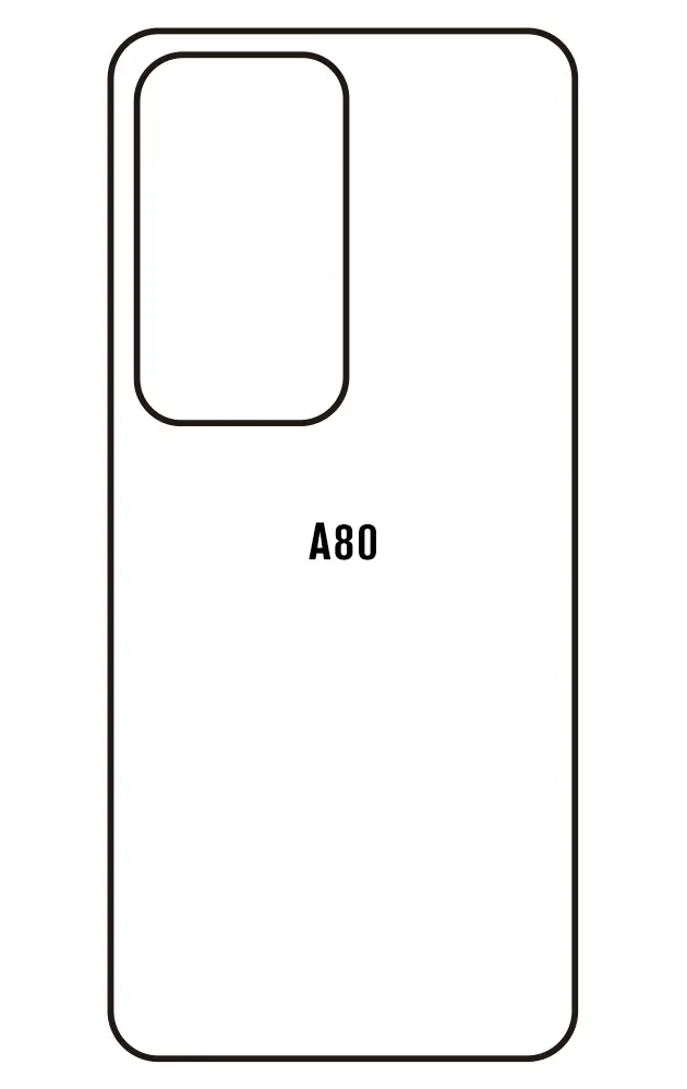 Oppo A80 5G Zadní Hydrogel ochranná fólie