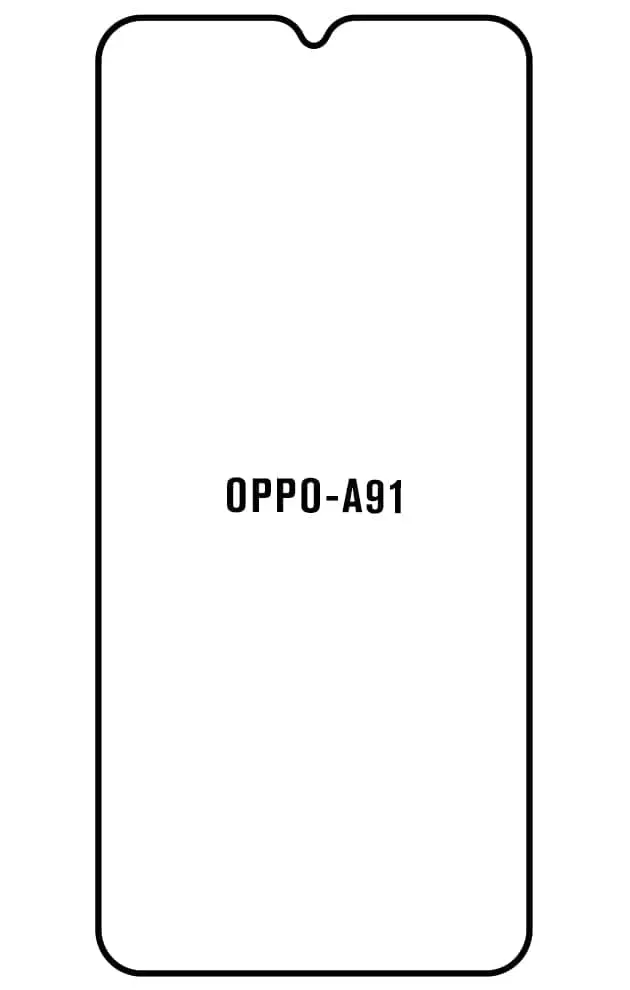 Oppo A91 Přední Hydrogel ochranná fólie