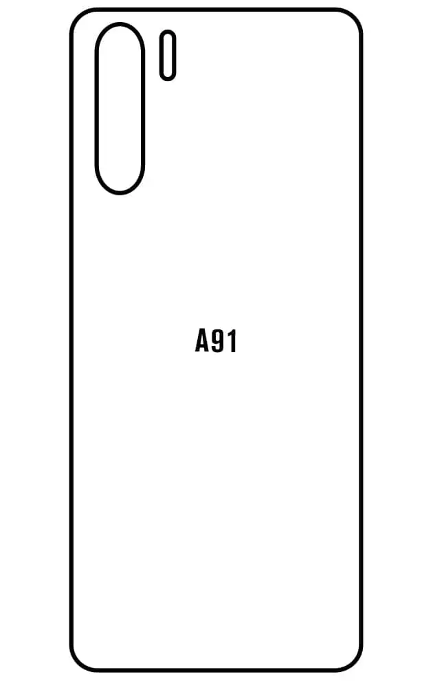 Oppo A91 Zadní Hydrogel ochranná fólie