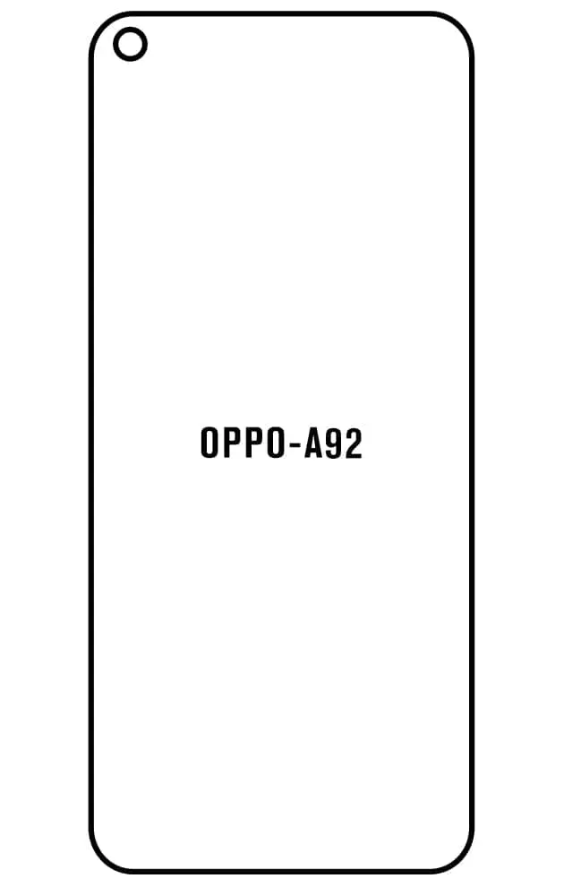 Oppo A92 Přední Hydrogel ochranná fólie
