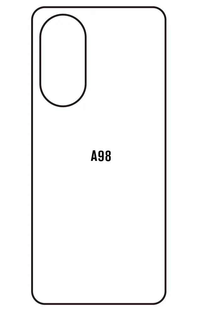Oppo A98 5G Zadní Hydrogel ochranná fólie