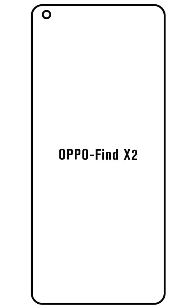 Oppo Find X2 Přední Hydrogel ochranná fólie