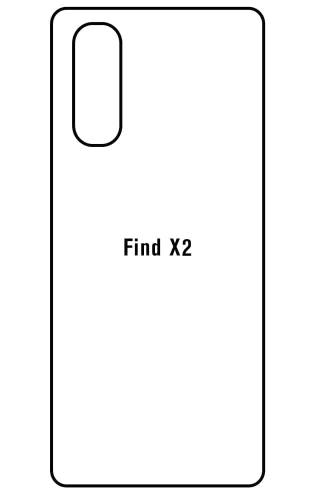 Oppo Find X2 Zadní Hydrogel ochranná fólie