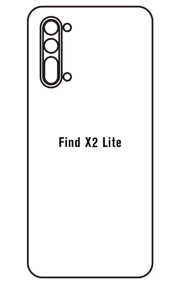Oppo Find X2 Lite Zadní Hydrogel ochranná fólie