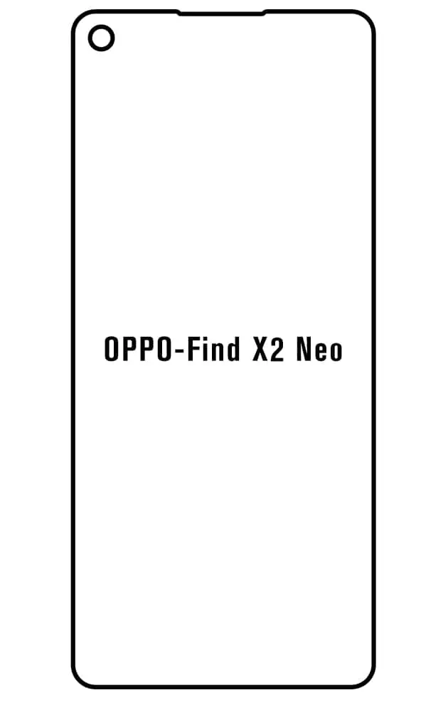 Oppo Find X2 Neo Přední Hydrogel ochranná fólie