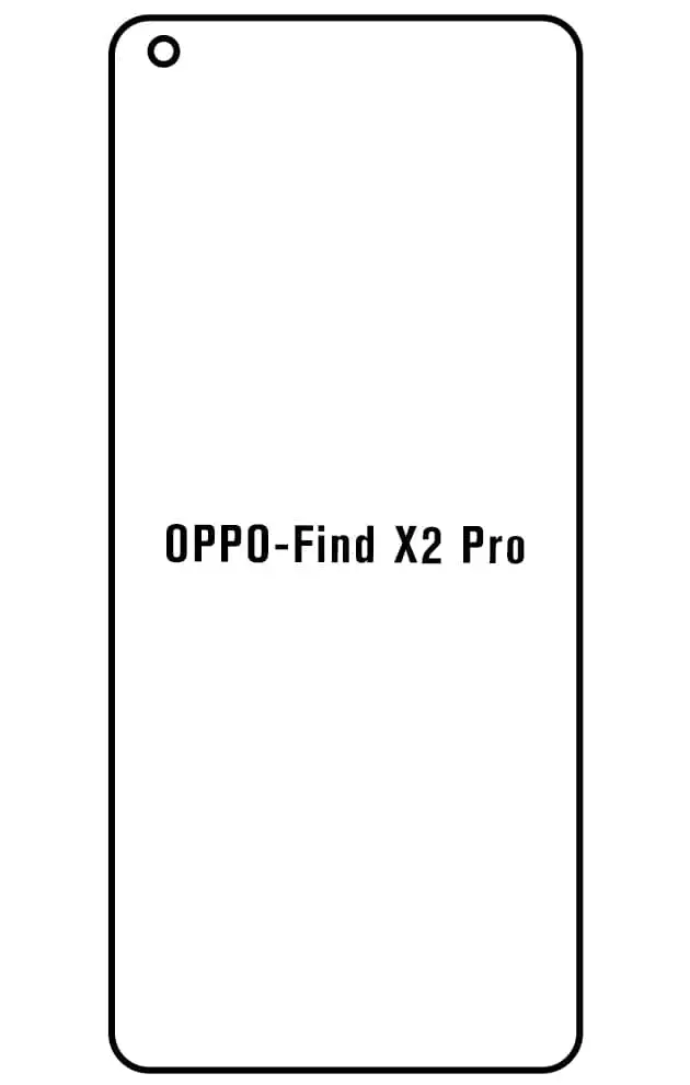 Oppo Find X2 Pro Přední Hydrogel ochranná fólie