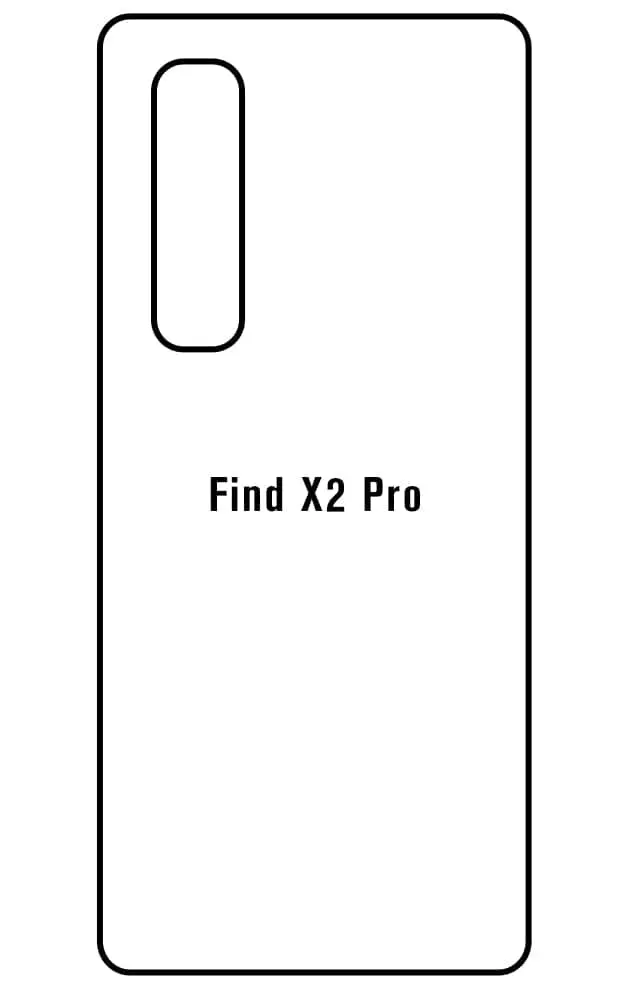 Oppo Find X2 Pro Zadní Hydrogel ochranná fólie