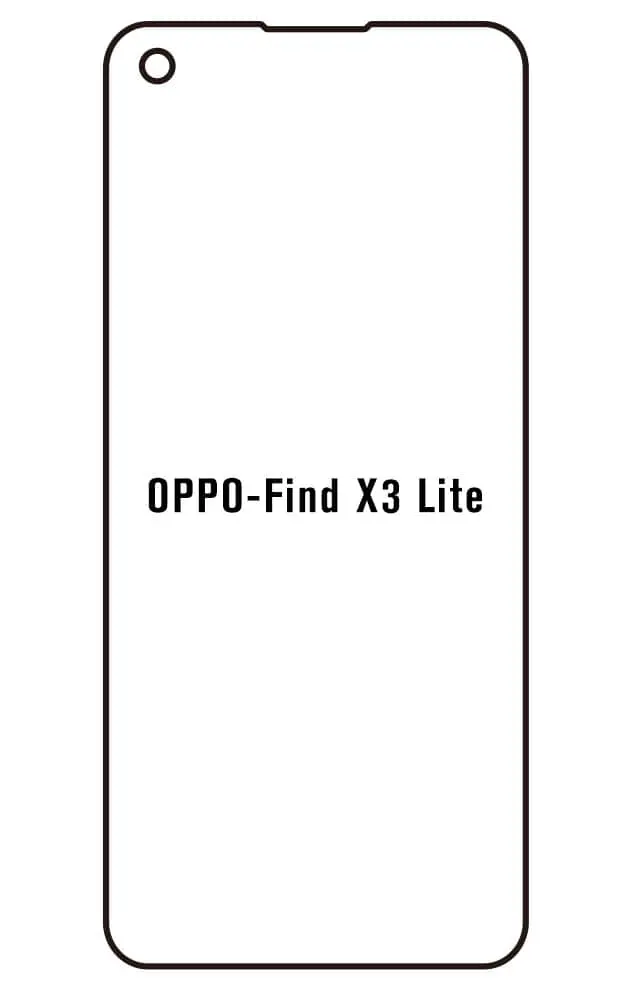 Oppo Find X3 Lite 5G Přední Hydrogel ochranná fólie