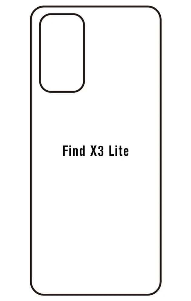 Oppo Find X3 Lite 5G Zadní Hydrogel ochranná fólie