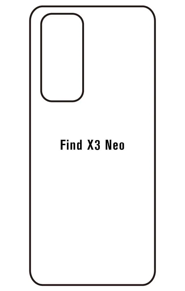 Oppo Find X3 Neo 5G Zadní Hydrogel ochranná fólie