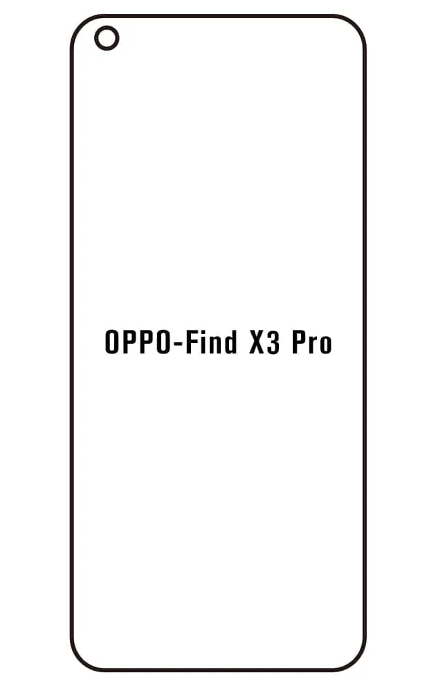 Oppo Find X3 Pro 5G Přední Hydrogel ochranná fólie