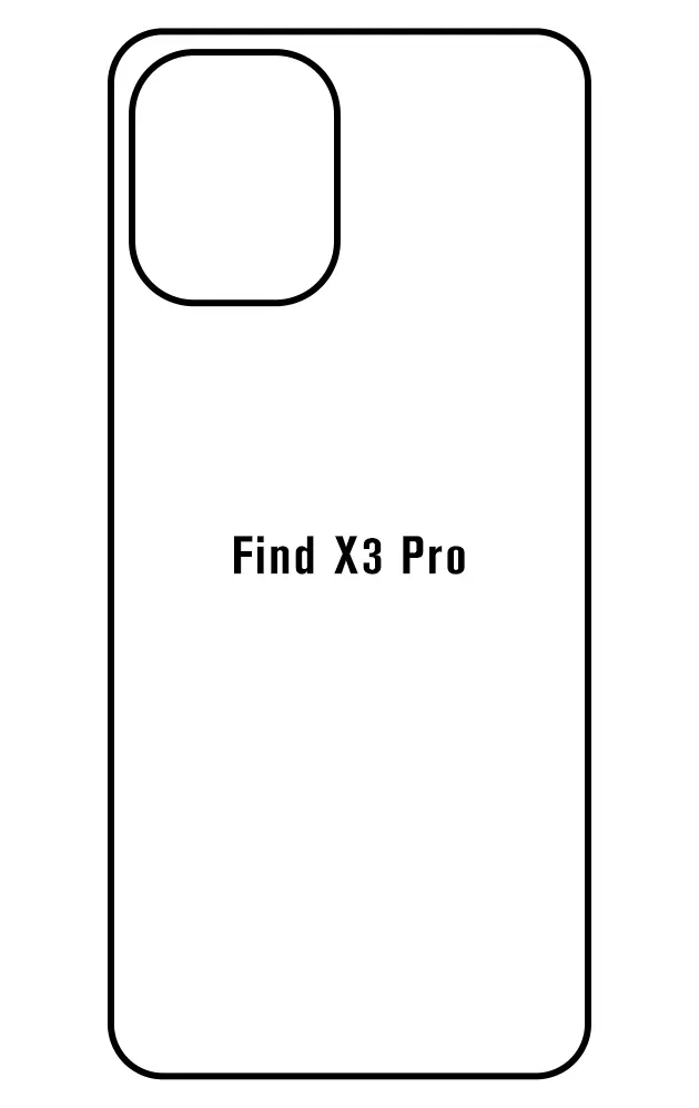 Oppo Find X3 Pro 5G Zadní Hydrogel ochranná fólie