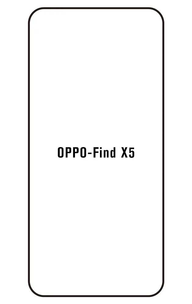 Oppo Find X5 Přední Hydrogel ochranná fólie