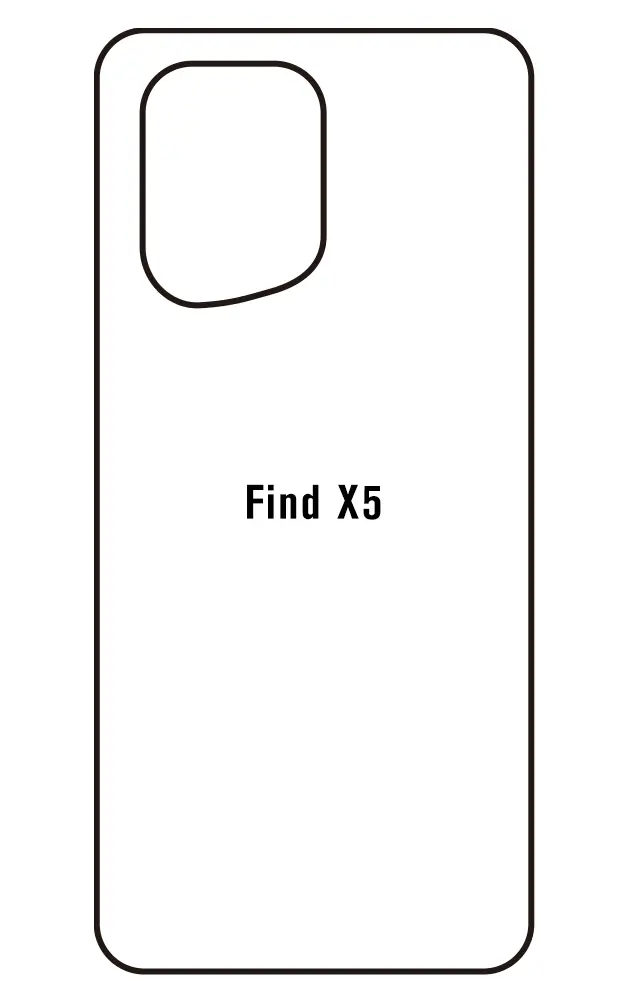 Oppo Find X5 Zadní Hydrogel ochranná fólie