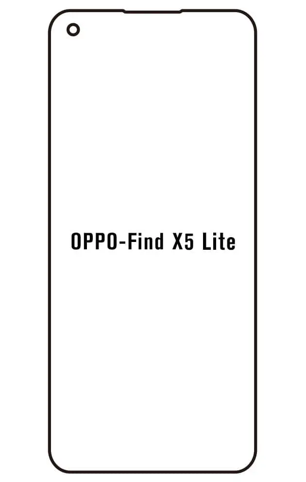 Oppo Find X5 Lite Přední Hydrogel ochranná fólie