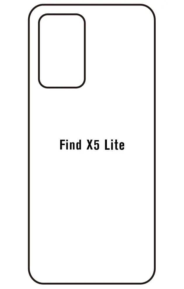 Oppo Find X5 Lite Zadní Hydrogel ochranná fólie