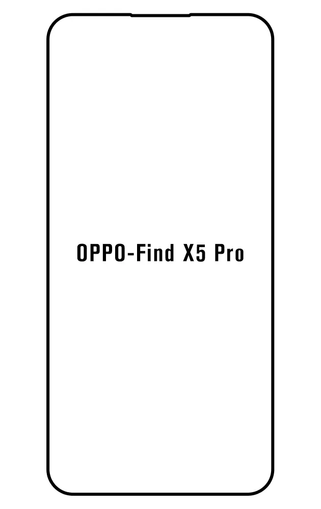 Oppo Find X5 Pro Přední Hydrogel ochranná fólie